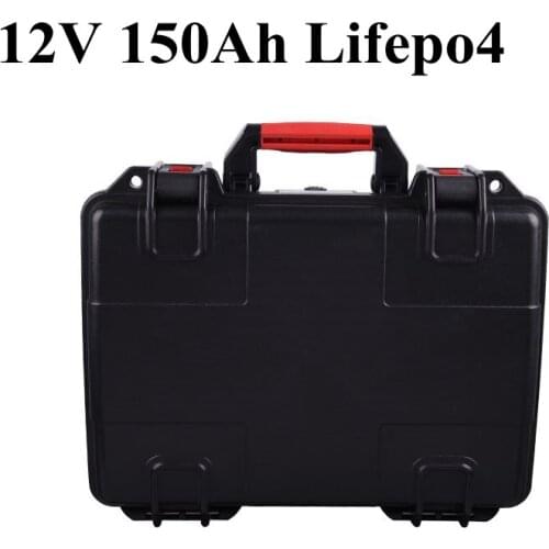 12V 150AH lithium ion High Discharge Current BMS Battery Pack portable for Motor Boat Solar Energy Yacht + free shipping