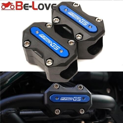 New Sale Motorcycle Engine Crash Bar Protection Bumper Decorative Guard Block Fits For BMW F 750 GS ADV F750GS 2018 2019 2020