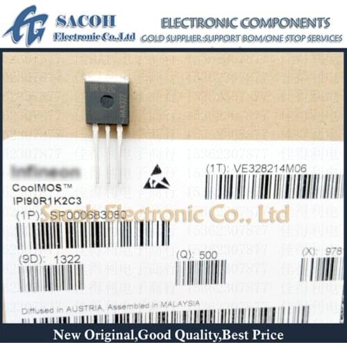 New Original 10PCS/Lot IPI90R1K2C3 9R1K2C or IPD90R1K2C3 TO-262 5.1A 900V Power MOSFET Transistor