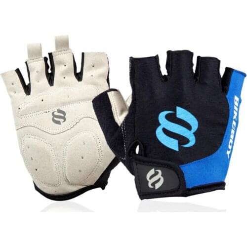 BIKEBOY Men Women Half Finger Gloves Cycling Anti-slip Anti-sweat Breathable Anti-shock Sports Gloves Bike Bicycle Gloves