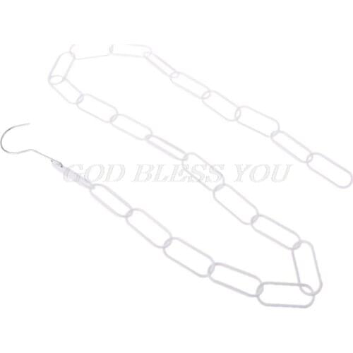 51 in Market Shop Hanging Hanger Display Connector Strip Clothes Rack Hook Ring Stable Chain Home Closet Organizer Space Saving