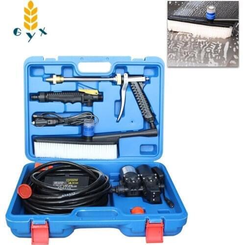 Portable car washing machine set boxed / household 220v double pump car washer / multifunctional car washing water pump