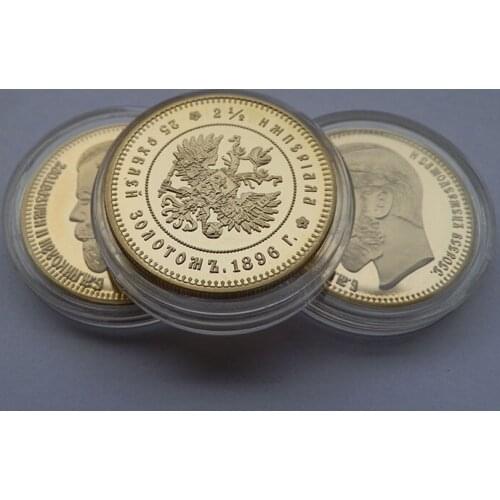 Russian 1896 collection brass with gold plated