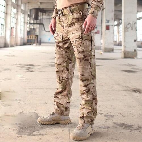 Trueguard Multicam TRU 1/4 Zip Combat Pants Multicam Arid 65/35 Poly Cotton Ripstop Combat Pants MCA Frog Suit Pants