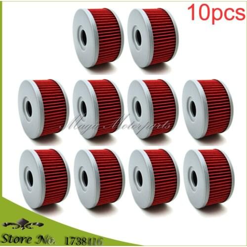 10x Oil Filter For Suzuki TU250X 250 GN250 GZ250 MARAUDER DRZ250 VL125LC VL250LC INTRUDER 125 SP250 DR250 SG350 DR350 Beta Motor