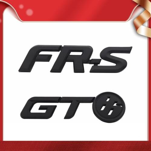3D Premium ABS GT86 FR-S FRS for FR-S FRS GT86 FT86 BRZ car Hood Fender trunk Rear Bonnet Nameplate Decal Emblem Badge Sticker