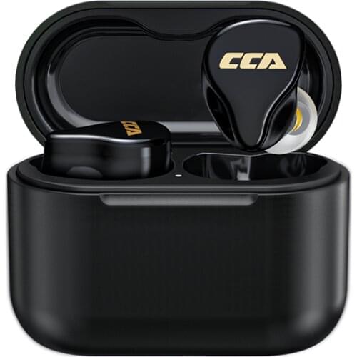 CCA CC4 Wireless Headphones Hybrid Technology Bluetooth-Compatible 5.2 In Ear Earplugs Earphones With Microphone Game Headset