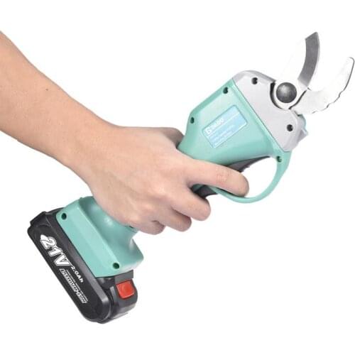 Electric Pruning Shear Cordless Trimmer Lithium Battery Pruner Fruit Tree Bonsai Branch Cutter Scissor Garden Power Tool