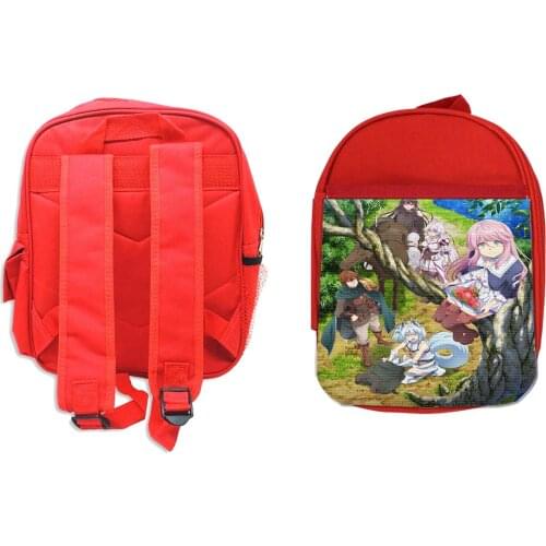 MERCHANDMANIA red backpack KAIFUKU JUTSUSHI NO YARINAOSHI for school material kids boy girl personalized