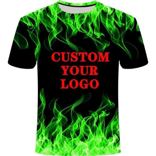 Custom 3d t shirt Mens 2020 Summer New Casual Short Sleeve Tees O-neck t shirts Tops