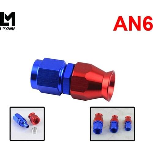 LPXWM- High Quality AN6 AN-6 Straight REUSABLE SWIVEL HOSE END FITTING AN6 LPXWMSL6000-06-311