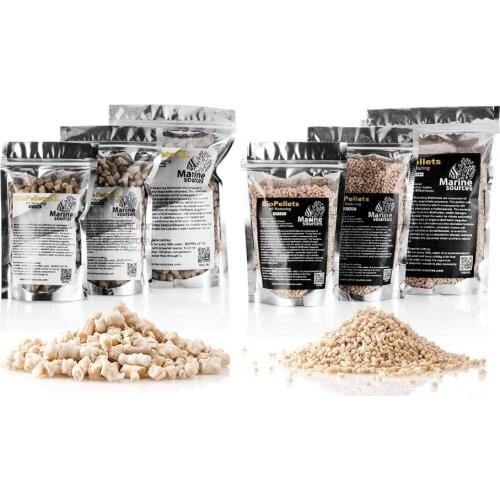 Marine Sources NP Biopellets for Nitrate and Phosphate Reduction of aquarium system 300ML 500ML