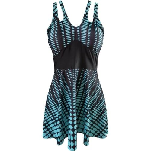 MUOLUX 2020 Push Up Tankini Skirt Women Swimwear Plus Size Two Pieces Suit Print Bathing Suit Shorts Swimdress Beach Female 3XL