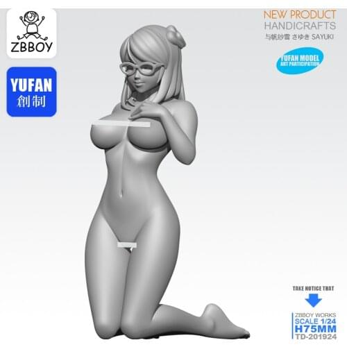 1/24 Resin Figure Kits Beauty resin soldier Model Self-assembled TD-201924