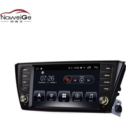 NaweiGe 8Inch T30 Android Octa core 8.1 2+32GB Car dvd for Skoda Fabia 2015 Autoradio GPS Navigation Car Multimedia for