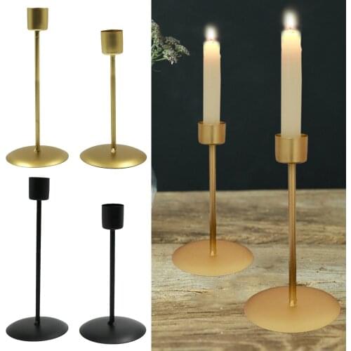 1 Pair Candlestick Table Wedding Candle Stand Candle Holder for Dinner Candlelight Candle Holder Decorations