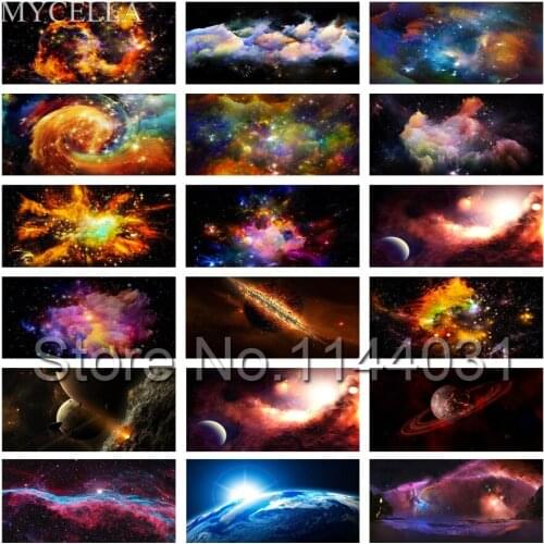 Full Round Needlework Diy Diamond Embroidery Cosmos Galaxy Natural landscape Diamond Painting Cross Stitch Mosaic Home Decor