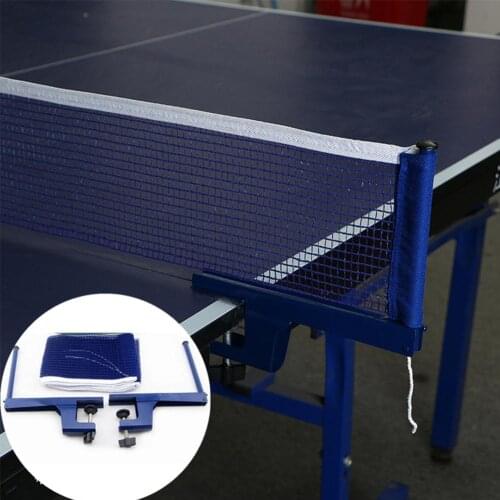 Portable Table Tennis Net And Post Set Collapsible Pingpong Net Adjustable Post For Indoor Outdoor Training