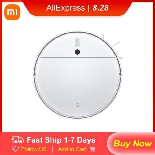 XIAOMI MIJIA Mop Robot Vacuum Cleaner 2C for Home Auto Sweeping Mopping Dust Sterilize 2700Pa Cyclone Suction Smart Planned App