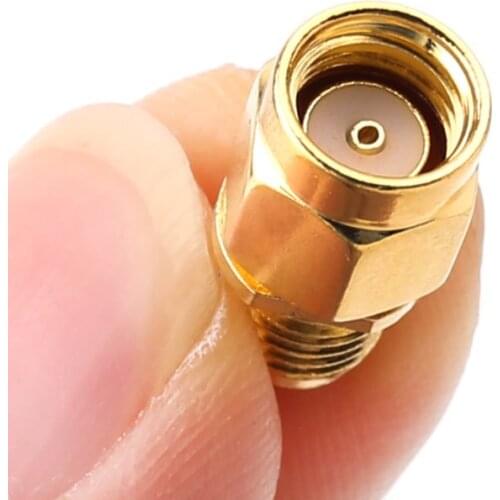 RP SMA Female Jack To SMA Male Plug RF Connector Coaxial Converter Adapter Straight