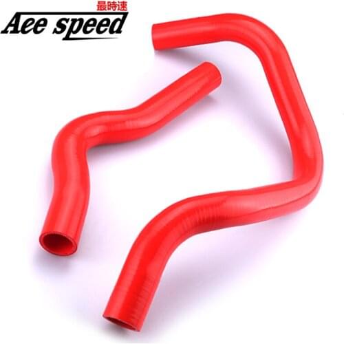Silicone Intercooler Turbo Radiator Hose Kit For HONDA CIVIC Type R DC2 EK4/9 DOHC B16A/B B18C 2pcs/set red blue