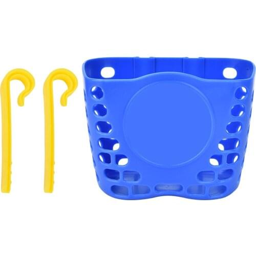 Outdoor Bicycle Scooter Cute Front Basket Bike Cycle Shopping Holder for Children Kids Blue