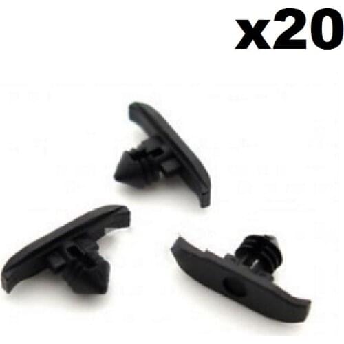 20x For Rubber Bonnet Seal Clips for Volkswagen FORVW- Hood weatherstrip seal clips