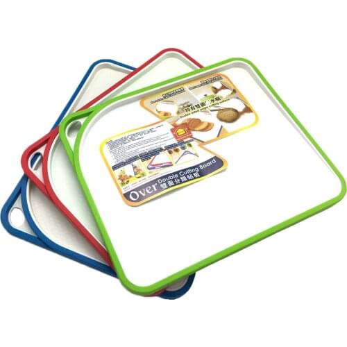 29X23CM Over double Cutting Board Non-Slip Plastic Kitchen Cutting Chopping Board Blocks double side angle cutting surface