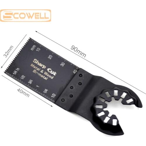 30% OFF 104pack 32mm Bi-metal Multi Saw Blades Suit for Starlock Machines Professional Metalworking Oscillating Tool Saw Blades