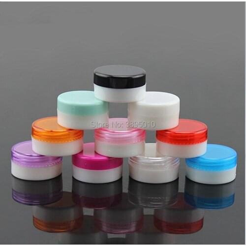 5g Plastic Cream Jar Round Bottom, Cosmetic Packaging Jar, Plastic Small Jar, Empty Cosmetic Box F723