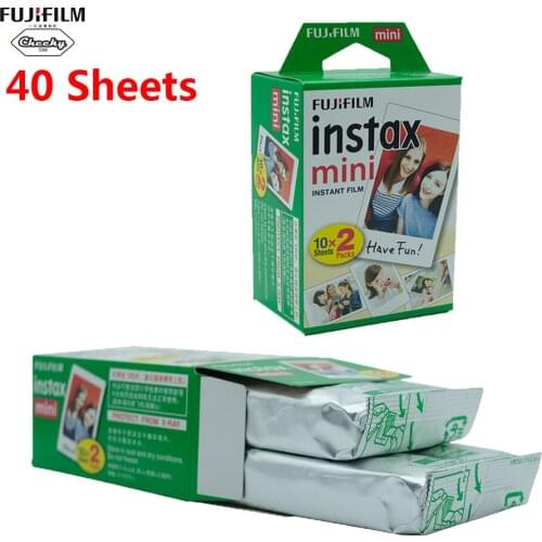 Fujifilm instax Mini Film White 40 Sheet Photo paper For Fuji Instax mini 7s/8/25/90/9/11 Instant Camera Photo Film Paper