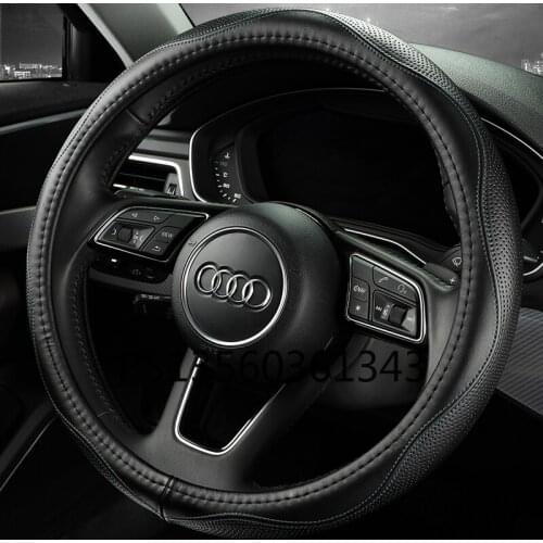 Suitable for Audi A1 A2 A3 A4 A5 A6 A7 A8 TT S3 S5 Q5 Q7 leather steering wheel cover