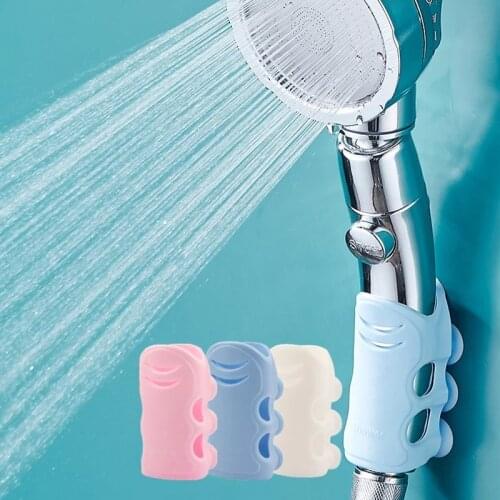 Shower Head Holder Suction Cup Reusable Durable Removable Wall Rack Stand For Hotel Bathroom Bidet Fixed base Home Accessories