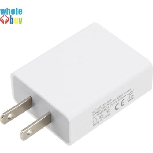 100pcs 5V 2.1A US Plug 2 USB Ports Wall Charging Travel Charger White USB Power Adapter for Apples Iphone Xiaomi Huawei Honor