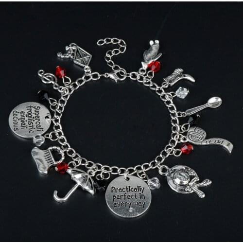 How I Met Your Mother Romantic Movie Jewelry Bracelet HIMYM Link Chain Bangles Bracelets Women Female Accessories