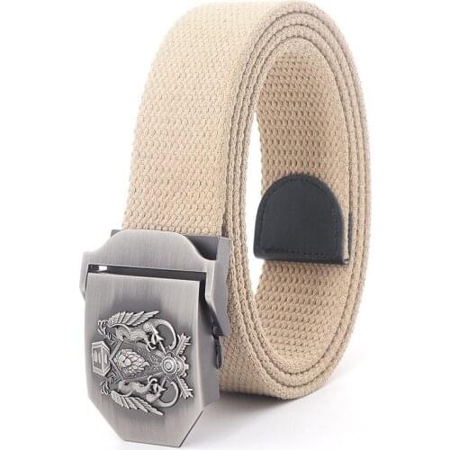 Concise Mens Metel Slide Buckle Waist Belts Breathable Canvas Light Summer Outdoor Fashion Women Jeans Accessories Leisure Cinto