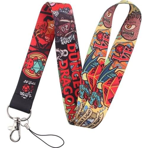 Hot Game Keychain Lanyard Neck Strap for Key ID Card Straps Badge Holder DIY Hanging Rope Neckband