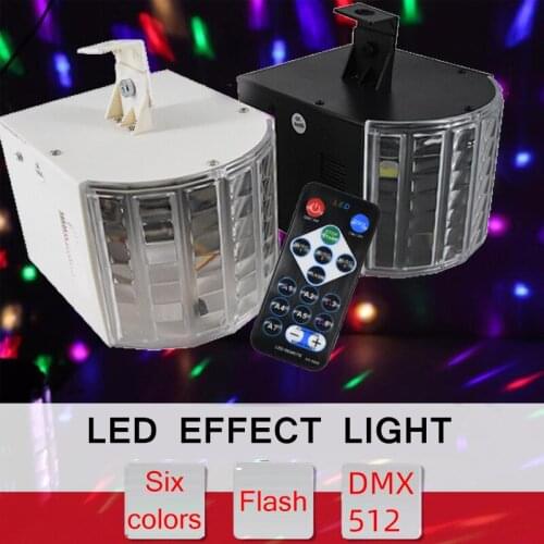 Mini butterfly light DJ disco party light, audio disco light, stage light projector karaoke