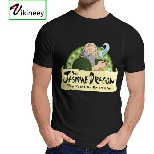 For Men T-shirt He Jasmine Dragon Tea House Avatar The Last Airbender Great Leisure Crewneck Harajuku Streetwear Tee Shirt
