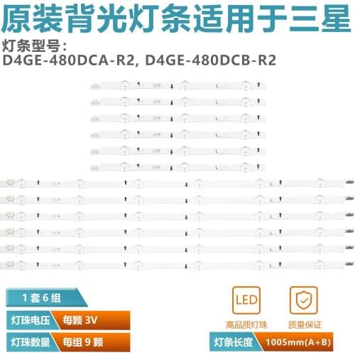 New original 3+6LED strip Circuits D4GE-480DCA-R2 D4GE-480DCB-R2 for UA48J5088