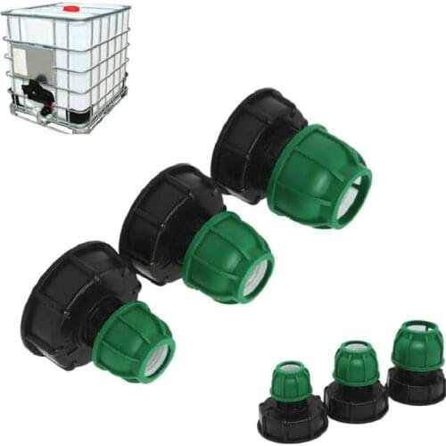 Durable IBC Tank Container Adapter S60X6 To MDPE Straight-Pipe Fitting 20/25/32mm Low Cost Long Service Life and Good Quality