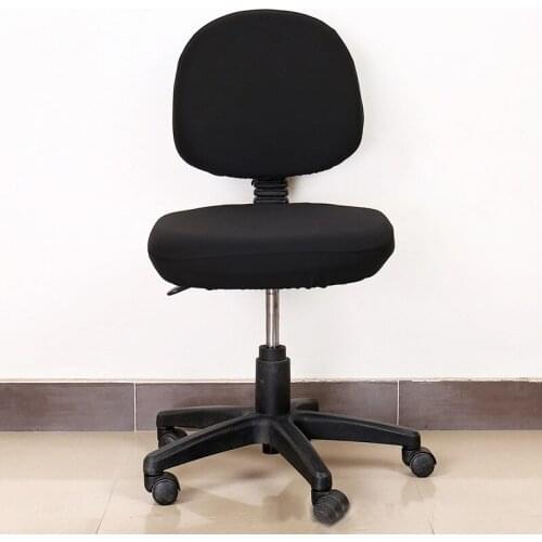 Stretch Office Chair Cover Spandex Polyester Elastic Split Computer Chair Covers Gaming Desk Chair Covering for Dining Home