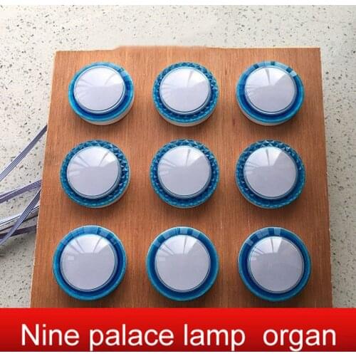 Takagism game real life escape room Product game props Nine palace lantern press the button to control unlock