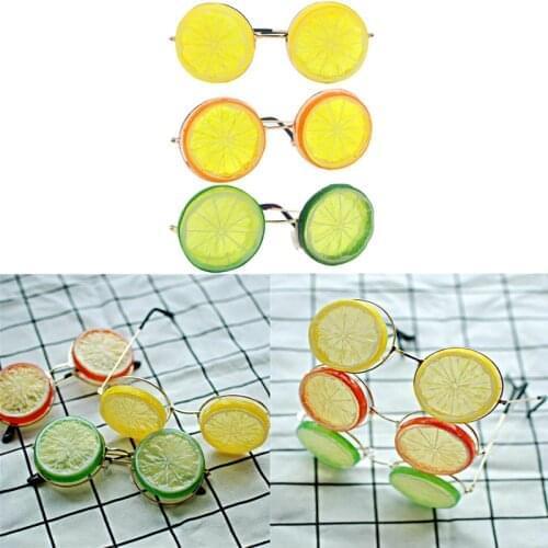 Party Props Lemon Glasses Creative DIY Beach Wedding Photography Studio Photos Funny Sunglasses Glasses Props
