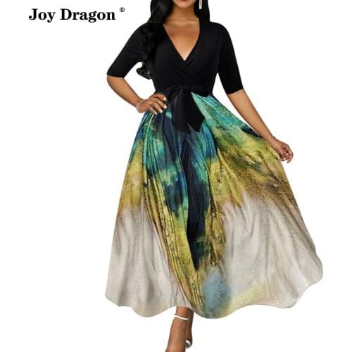 Women Dress Casual Bodycon Lac Up Print Evening Vintage Beach Party Plus Size Clothing Streetwear Ladies Large Swing Skirt Black
