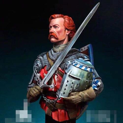 1/12 resin bust character bust Sir William Wallace two heads unassembled and unpainted