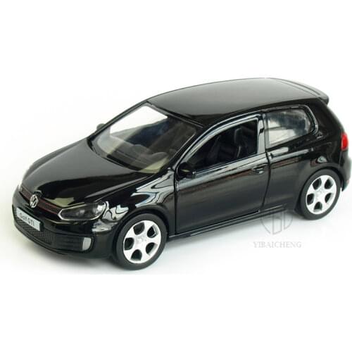 1:36 Golf 6 GTI Toy Alloy Car Model Diecast Vehicles Metal Pull Back Mini Car Genuine License By The Original Factory Model Toys