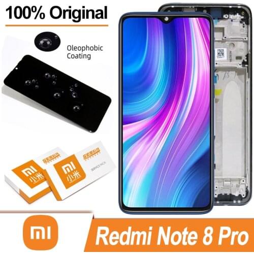 100% Tested Display Replacement for Xiaomi Redmi note 8 Pro LCD Display Touch Screen Digitizer Assembly For Redmi Note 8 Pro LCD