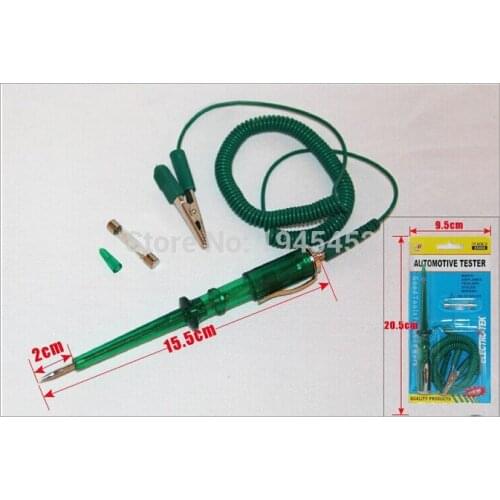 2016 New Auto Circuit Tester 6V 12V 24 Volts Voltage Gauge Car Test VoltMeter Light Bulb