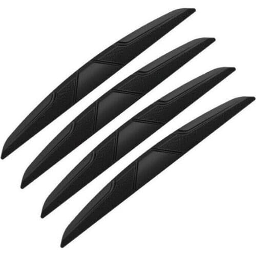 1Set 4pcs Car Door Protection Strip 14.8cm X1.6cm Universal Car Door Edge Guard Bumper Anti-Scratch Protector Strip Accessories
